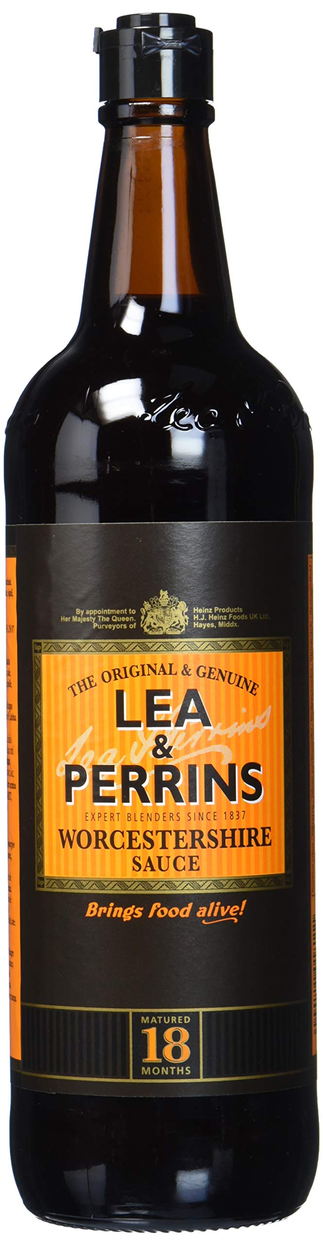 Lea & Perrins Worcestershire Sauce, Glasflasche, 6er Pack (6 x 568 ml)