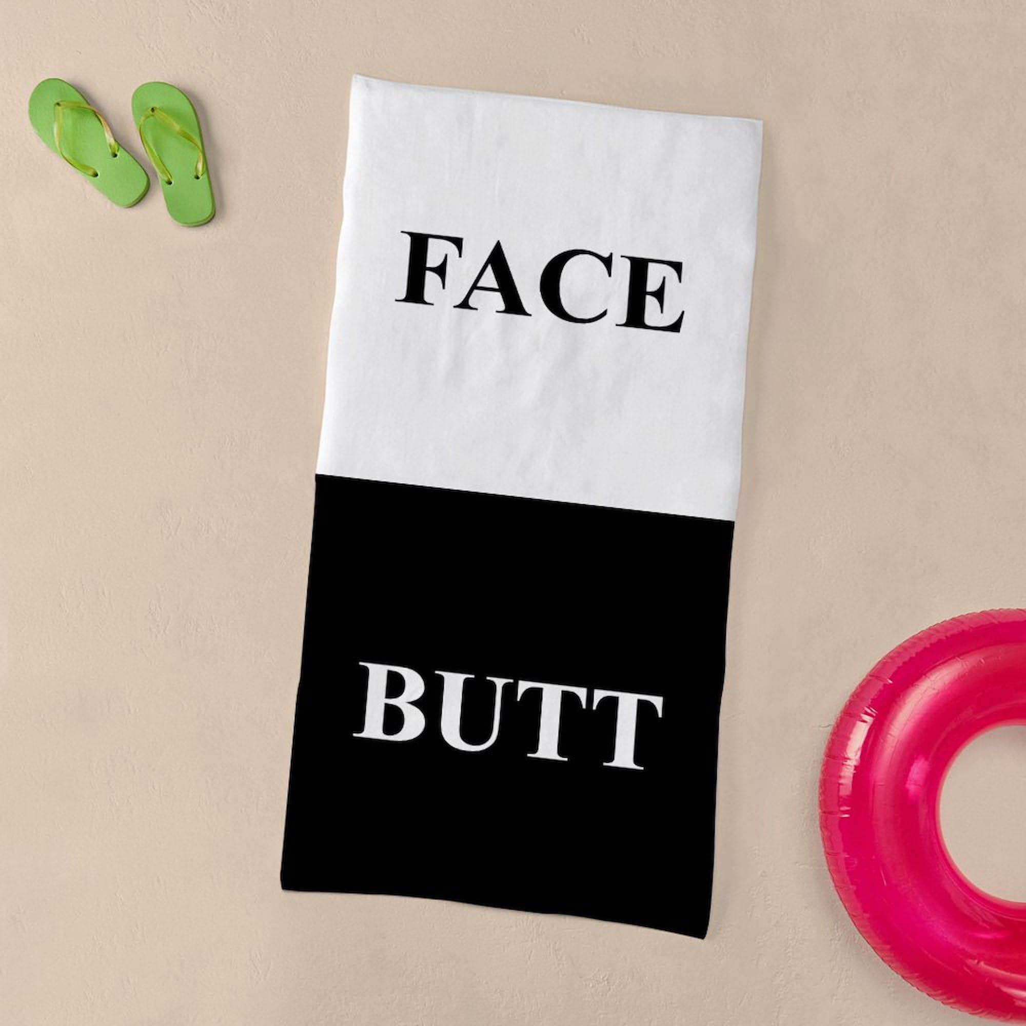 Crime Scene Beach Towel - Funny Graphic Towel - View #9