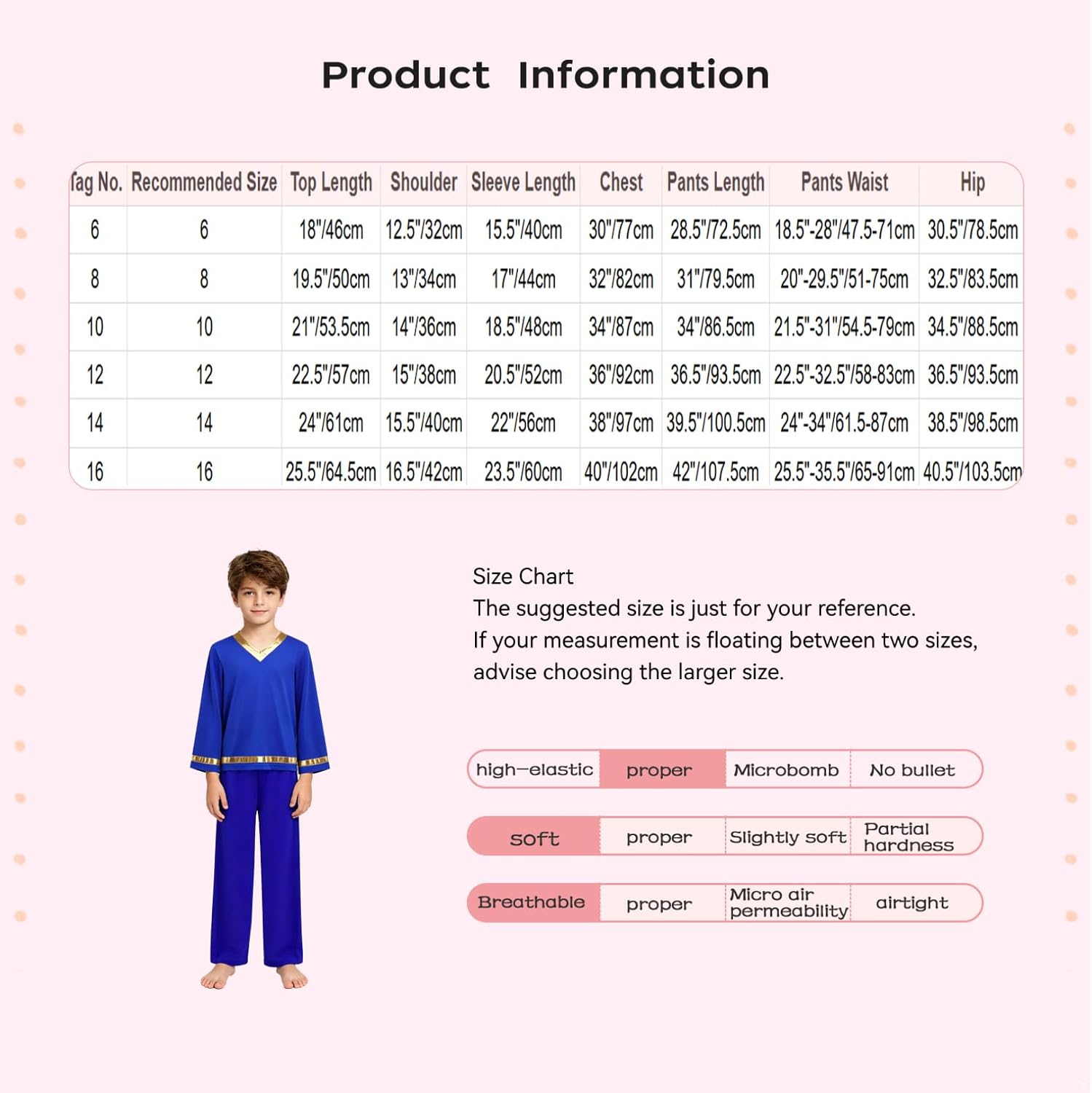 FEESHOW Boys Liturgical Worship Dance Outfit Long Sleeve V Neck Top with Wide Leg Pants Lyrical Praise Dance Set Choir Outfit