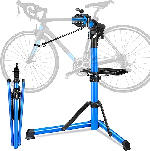 Gioventù Soporte de reparación de bicicleta E resistente máximo 110 libras soporte de bicicleta para mantenimiento con tubo súper fuerte soporte de