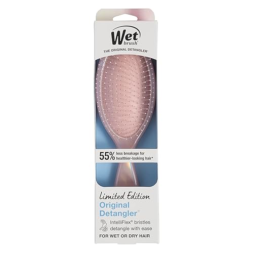 Miniatura 11 de Wet Brush Desenredador original, bronce (icono de iridiscencia), cerdas ultrasuaves IntelliFlex que se deslizan a través de los nudos, cepillo