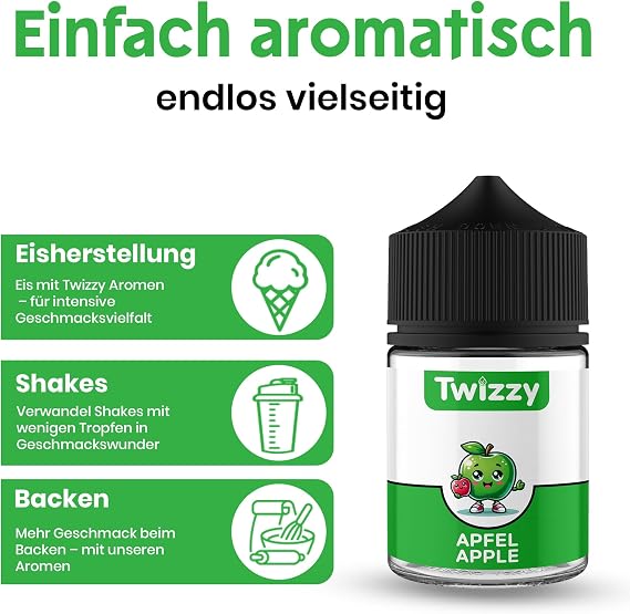 Twizzy Apple Food Flavour 60 ml – Aroma Concentrate