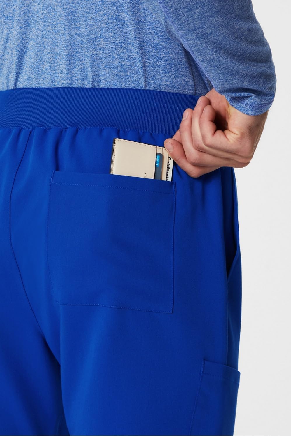 Fabletics Men's Intake Scrub Pant - MotionTech, 4-Way Stretch, Pocket-Packed, Wrinkle-Resist, Semi-Slim Fit - Image 5