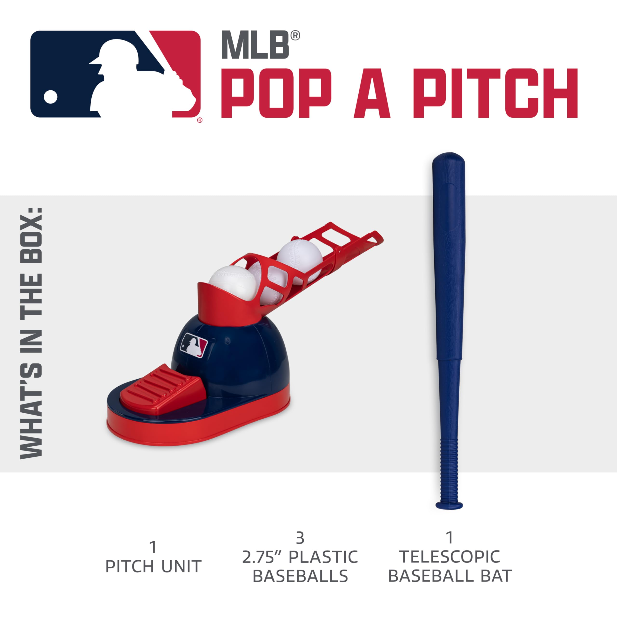 Franklin Sports MLB Pop A Pitch Baseball Pitching Machine