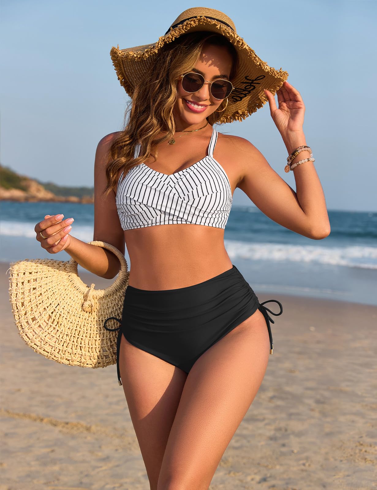 Bikini Mujer Conjuntos Push Up Traje de baño Sexy 2 Piezas Bikini Top Bottom Bañadores Reductores