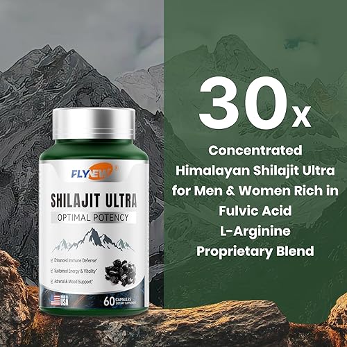 Miniatura 2 de Shilajit para hombres y mujeres, Shilajit con ácido naturalmente fúlvico y L-arginina, Shilajits del Himalaya para mayor potencia, resistencia y