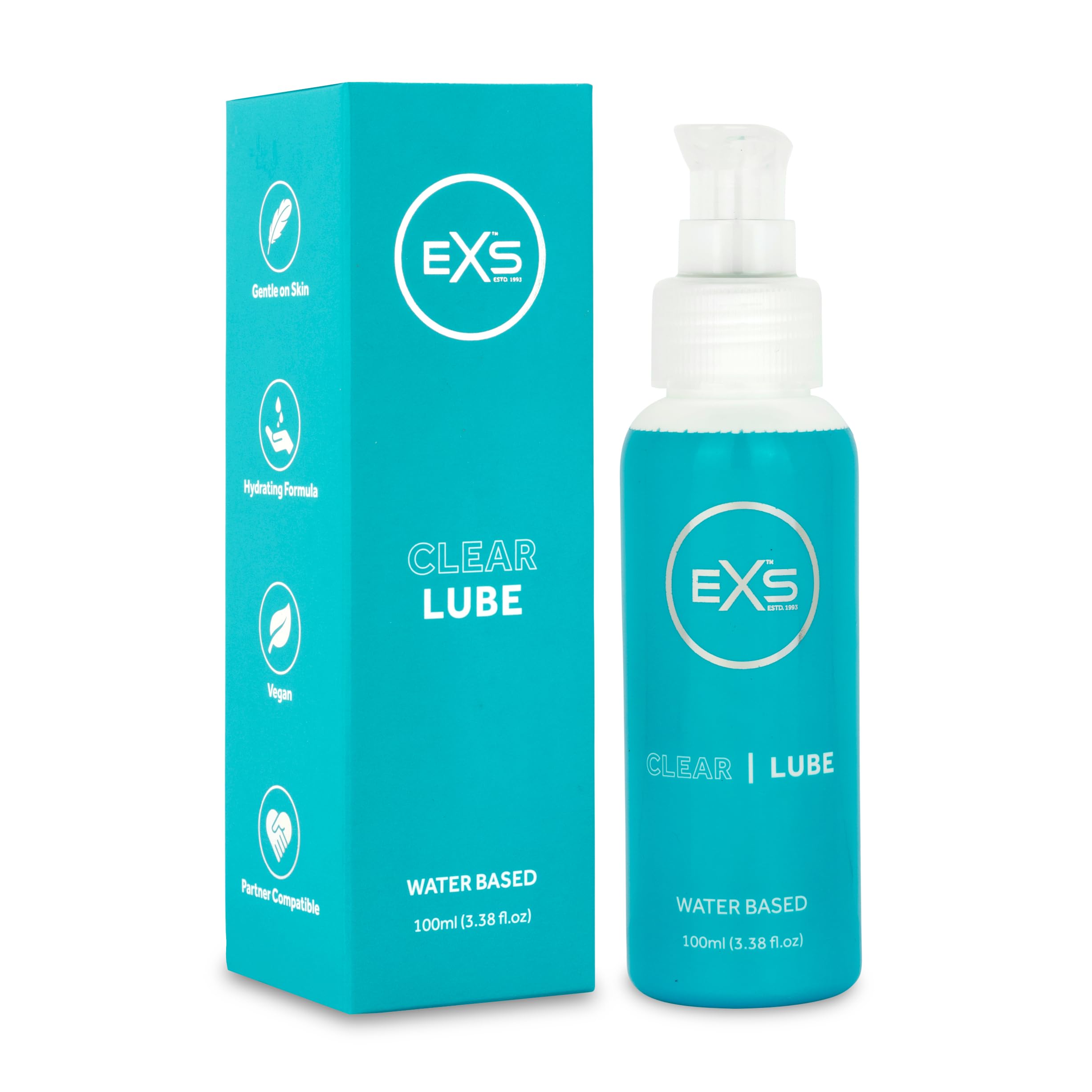 EXS | Premium Clear Lubricant | Vegan | Unscented | 100ml