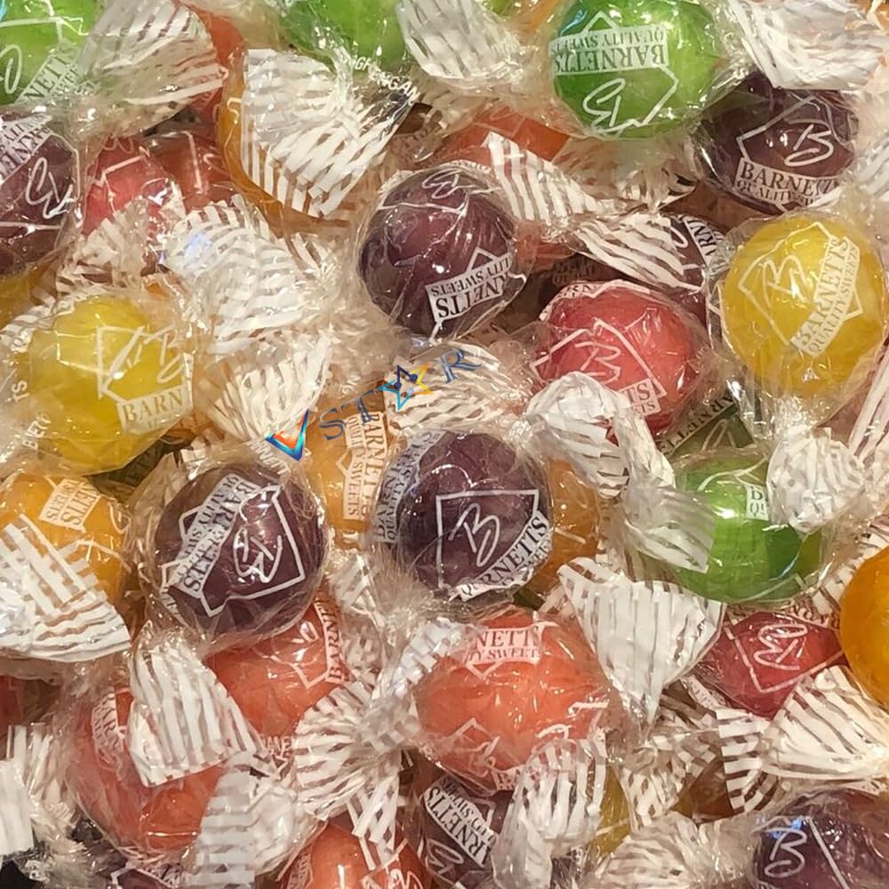 Barnets Sherbons Fruit Flavour Boiled Sweets with a Sherbet Centre (500g)