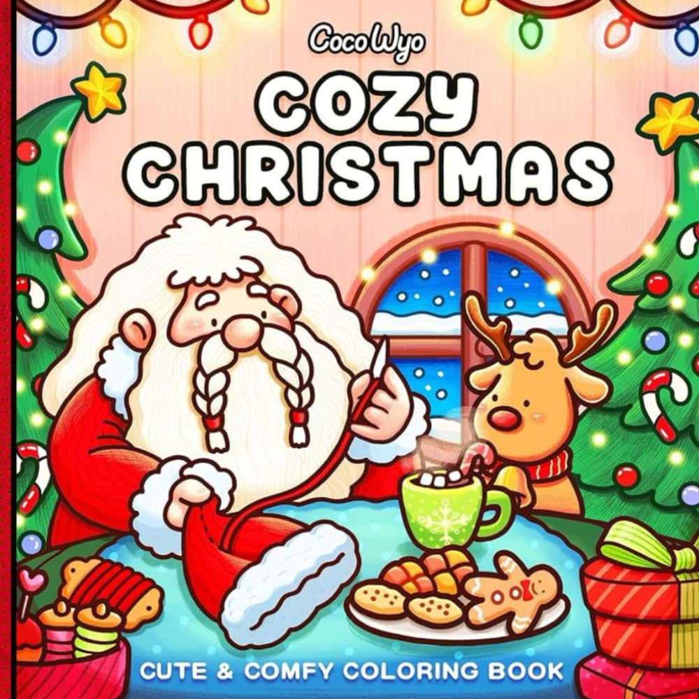 Cozy coloring book: Christmas