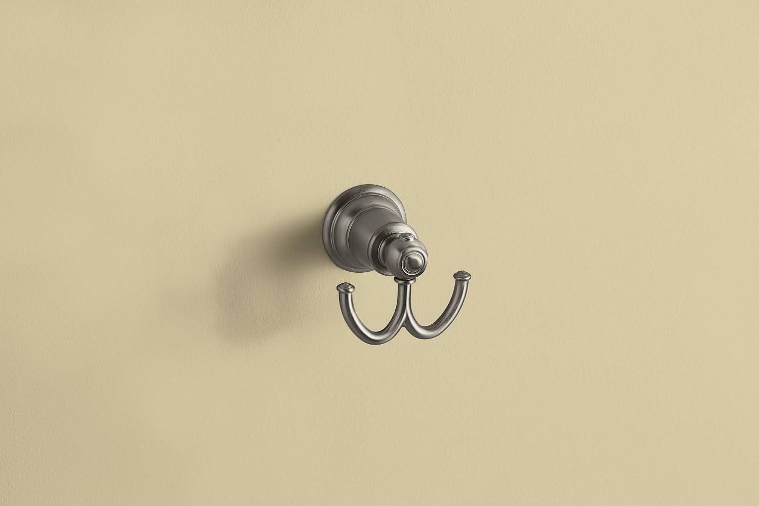 Moen YB5403BN Kingsley Double Robe Hook, Brushed Nickel