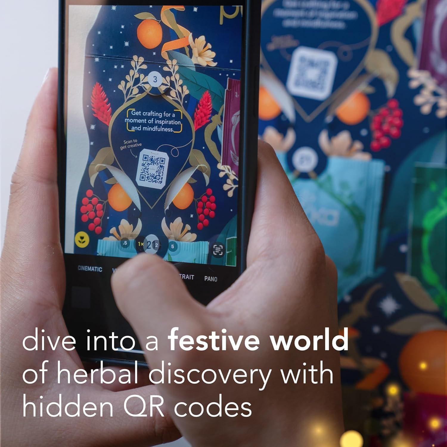 Pukka 2025 Advent Calendar Organic Tea Sampler, Selection of 24 Delightful Black & Green Tea Infusions, Christmas Gift Idea for Tea Lovers, 100% Organic (Pack of 2)