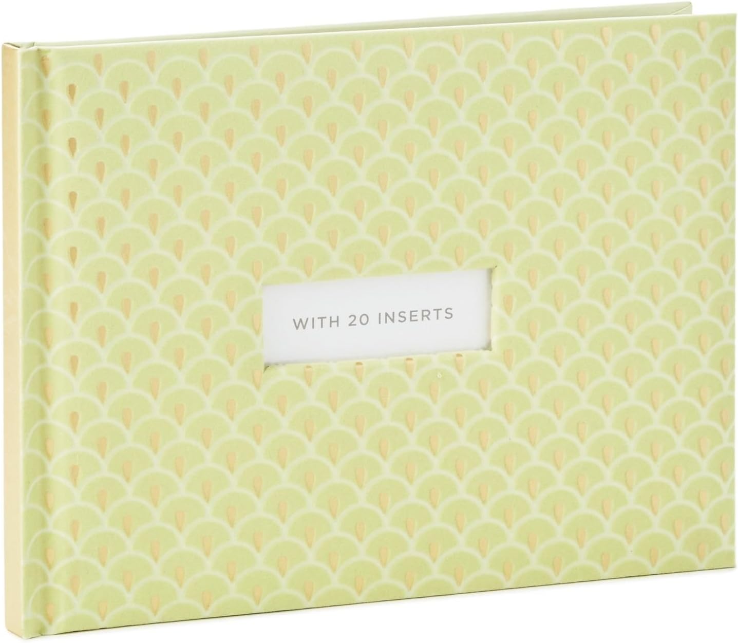 Hallmark Pale Green Flocked Guest Book Guest Books Amazon.co.uk Home