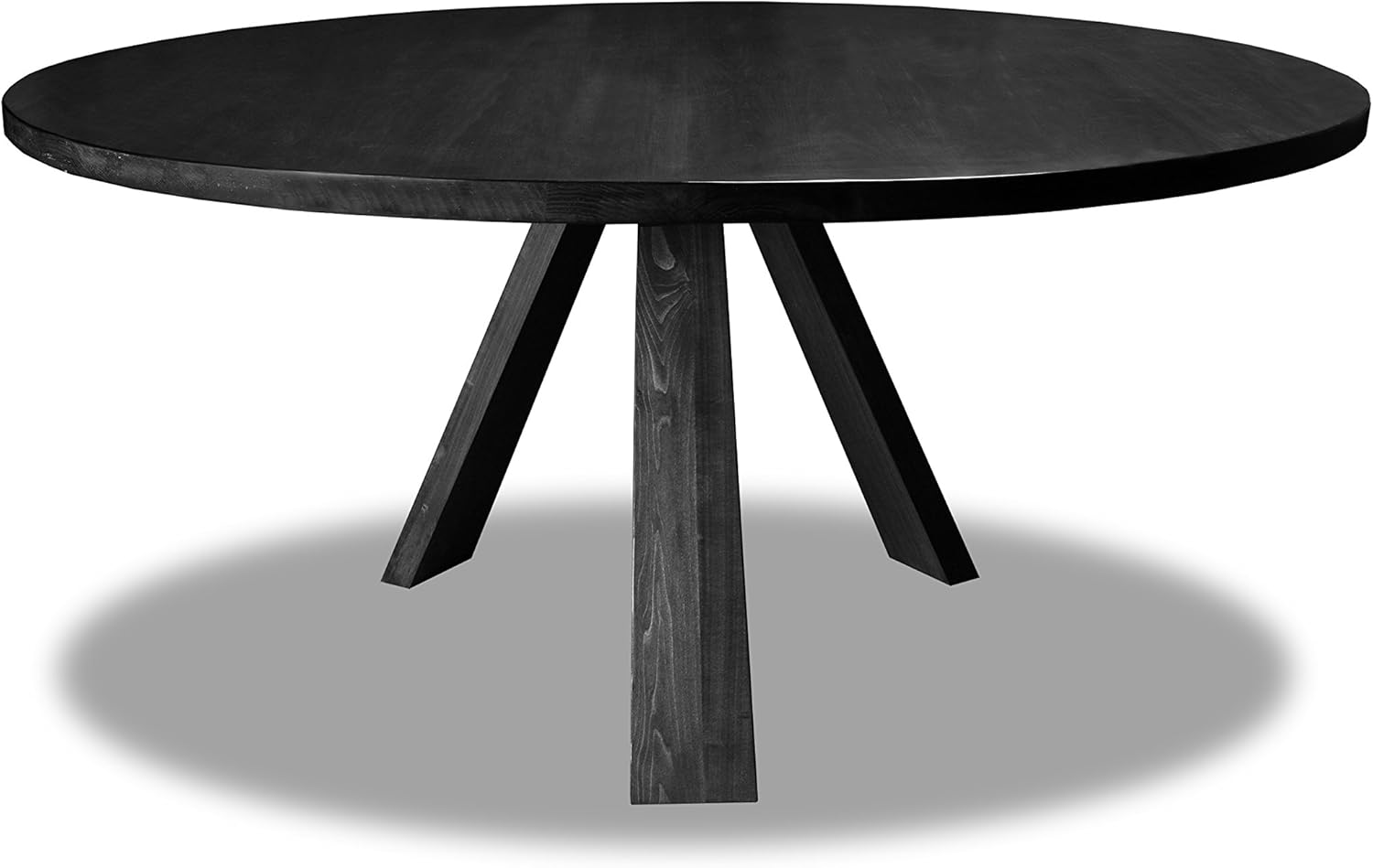 South Cone Home Carter Round Dining Table, 60", Grey Tables