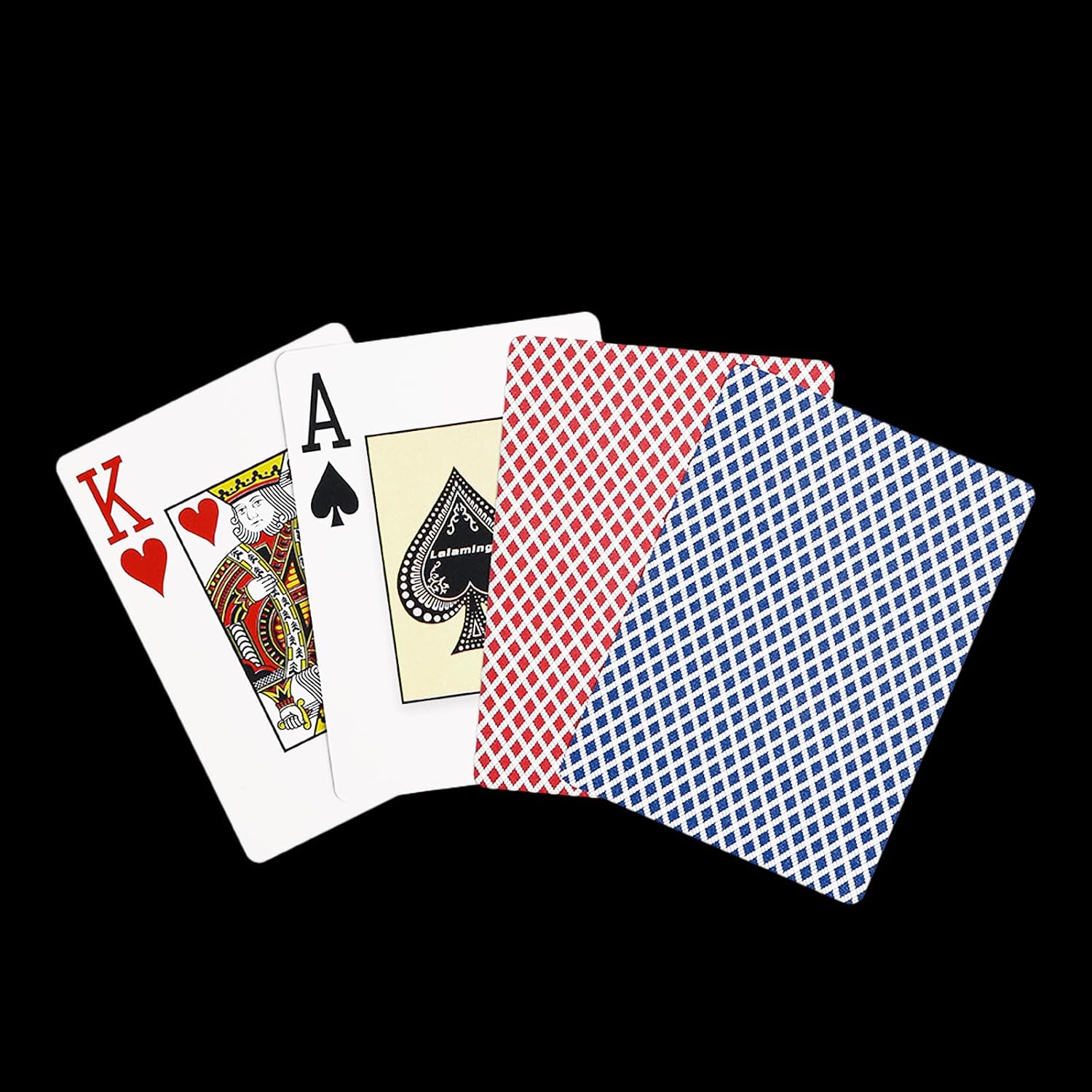 Plastic Playing Cards, Poker Size, Casino Quality, Jumbo Index, Waterproof & Washable, Perfect for Texas Hold’em Poker, 6 Red Deck & 6 Blue Deck