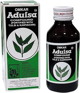 Omkar Adulsa Compound Cough Syrup | Ayurvedic Cough Syrup | 400 ML Price In India