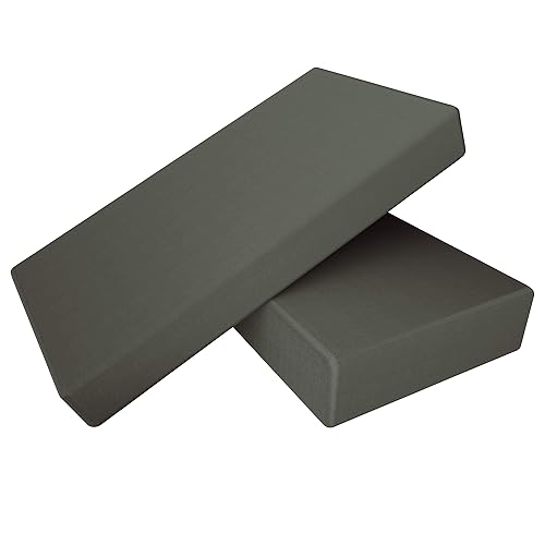 Miniatura 4 de NTBAY - Sábana bajera ajustable para cuna para bebé, color sólido y suave, 28.0 x 52.0pulgadas