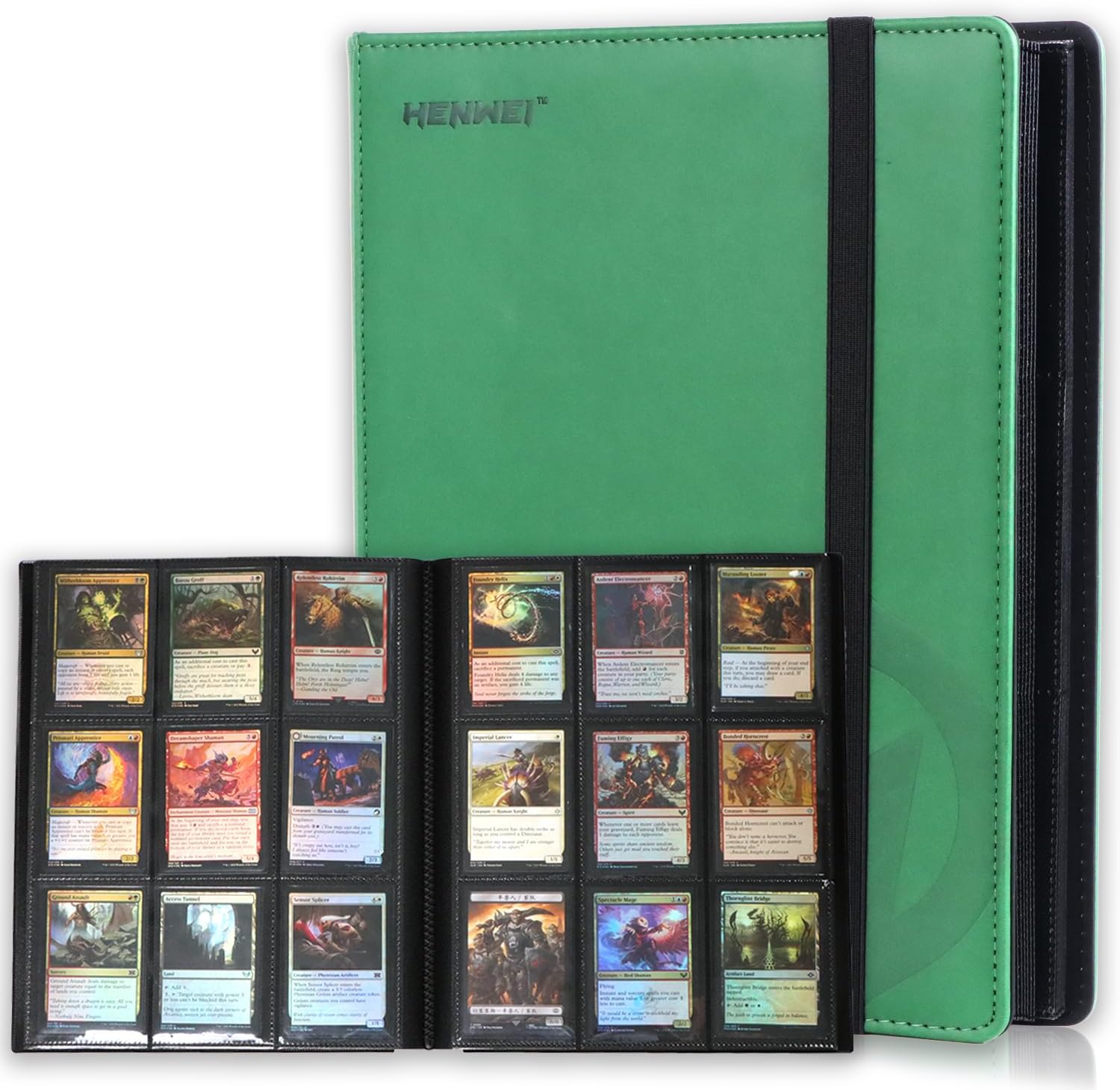 360 Pocket Trading Card Binder – 9-Pocket Side Loading Binder For MTG, Sports Cards, TCG (No Damage)