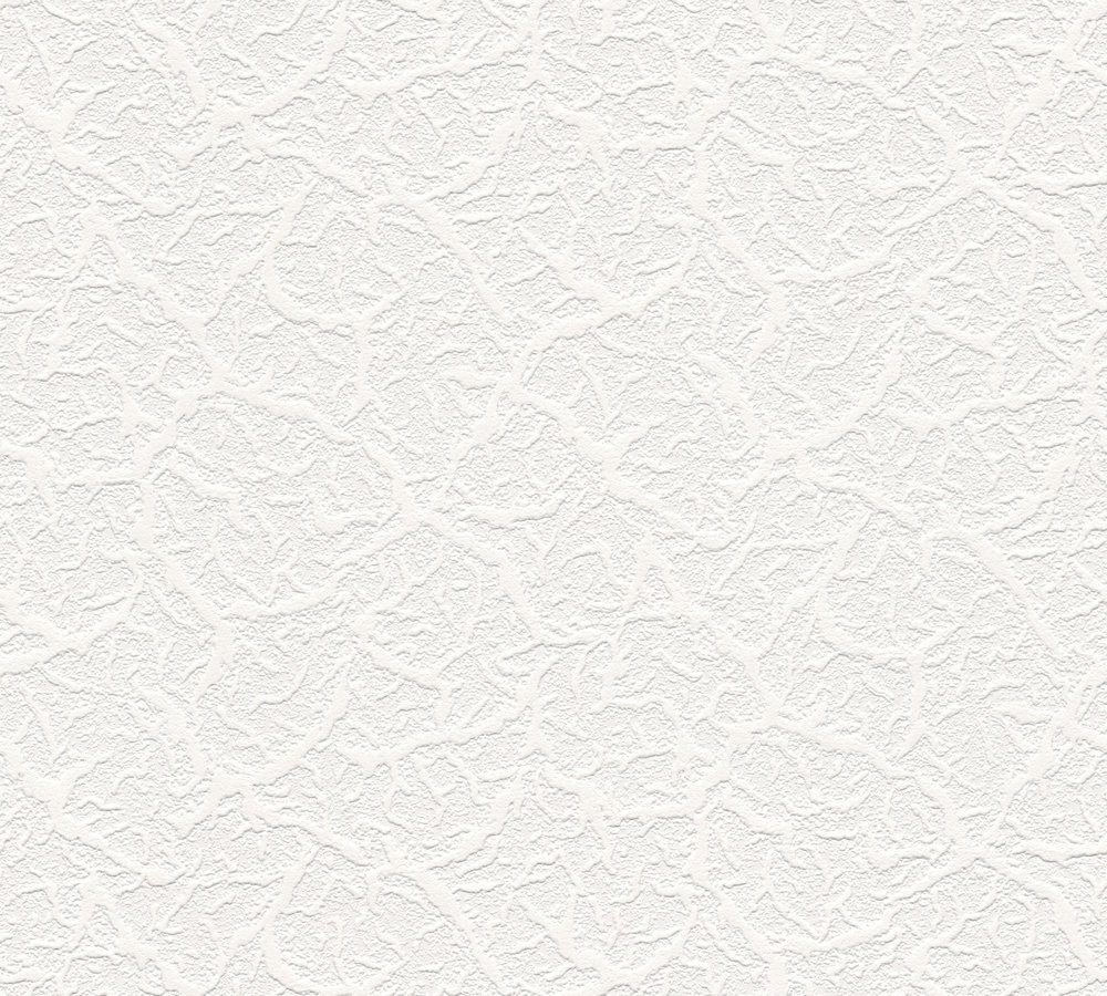 A S Creation 9878-10 - White Blown Paintable