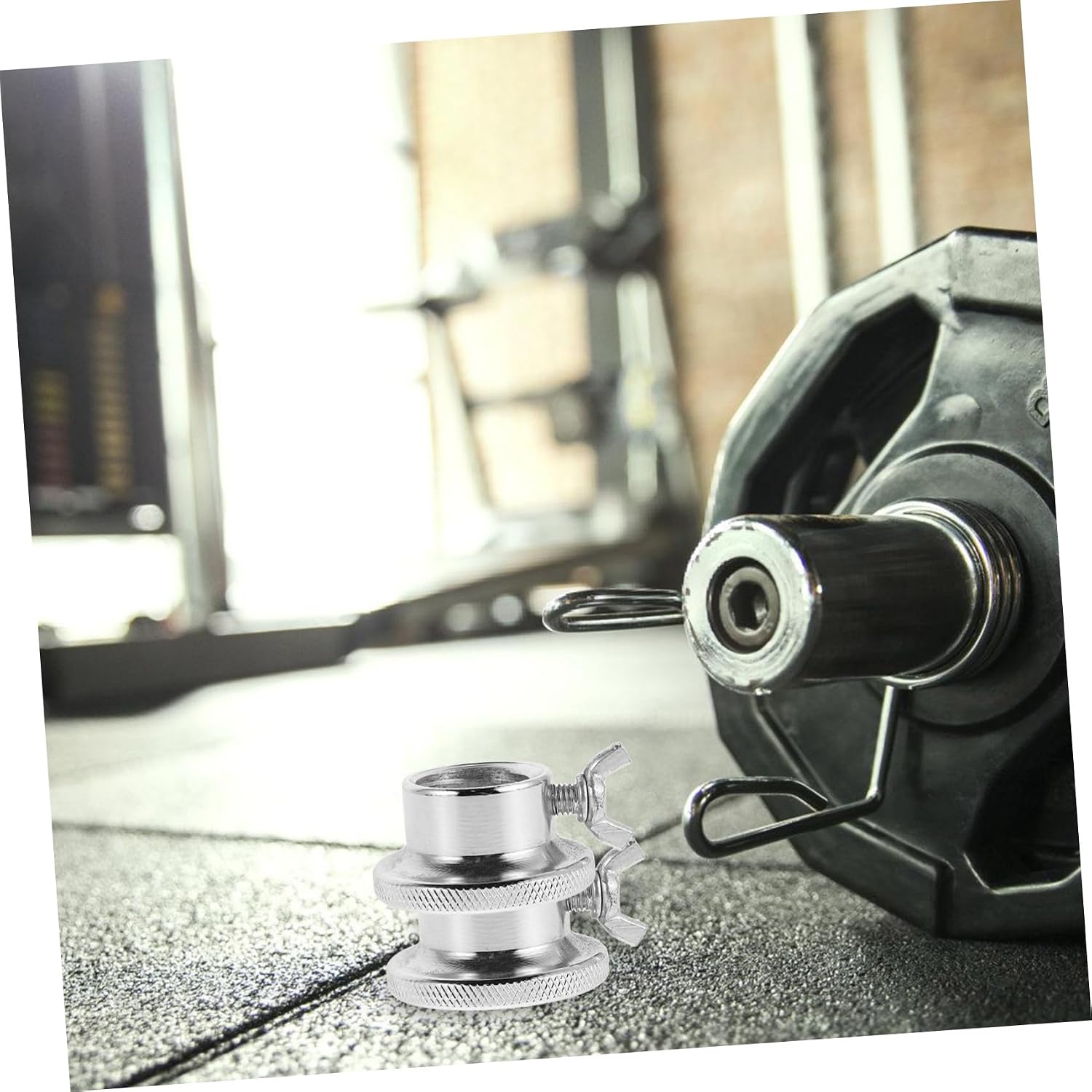 UPKOCH 2pcs - Barbell Collars for Weight Lifting Secure Dumbbell Nut Clamps Easy to Construction for Fitness Equipment Stability