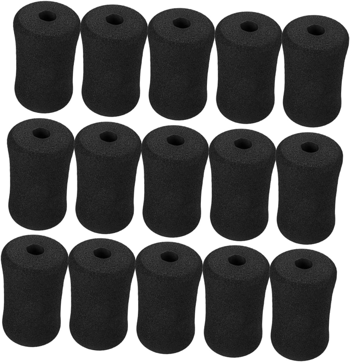 Kisangel 15pcs Gym Replacement Parts Sponge Pads Leg Exercise Machine Mats for Leg Pads Gym Caps Exercise Machine