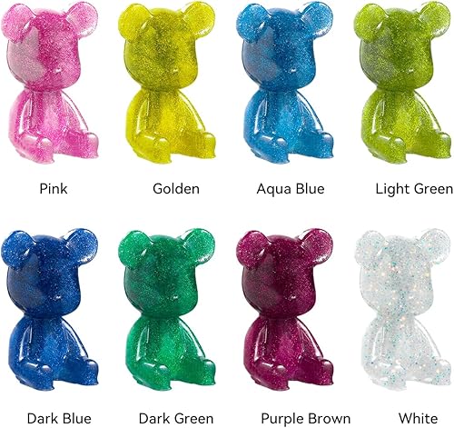 Miniatura 2 de Resina UV de color, kit de resina UV de 8 colores, resina epoxi de curado ultravioleta rápido para manualidades, fabricación de joyas, fabricación