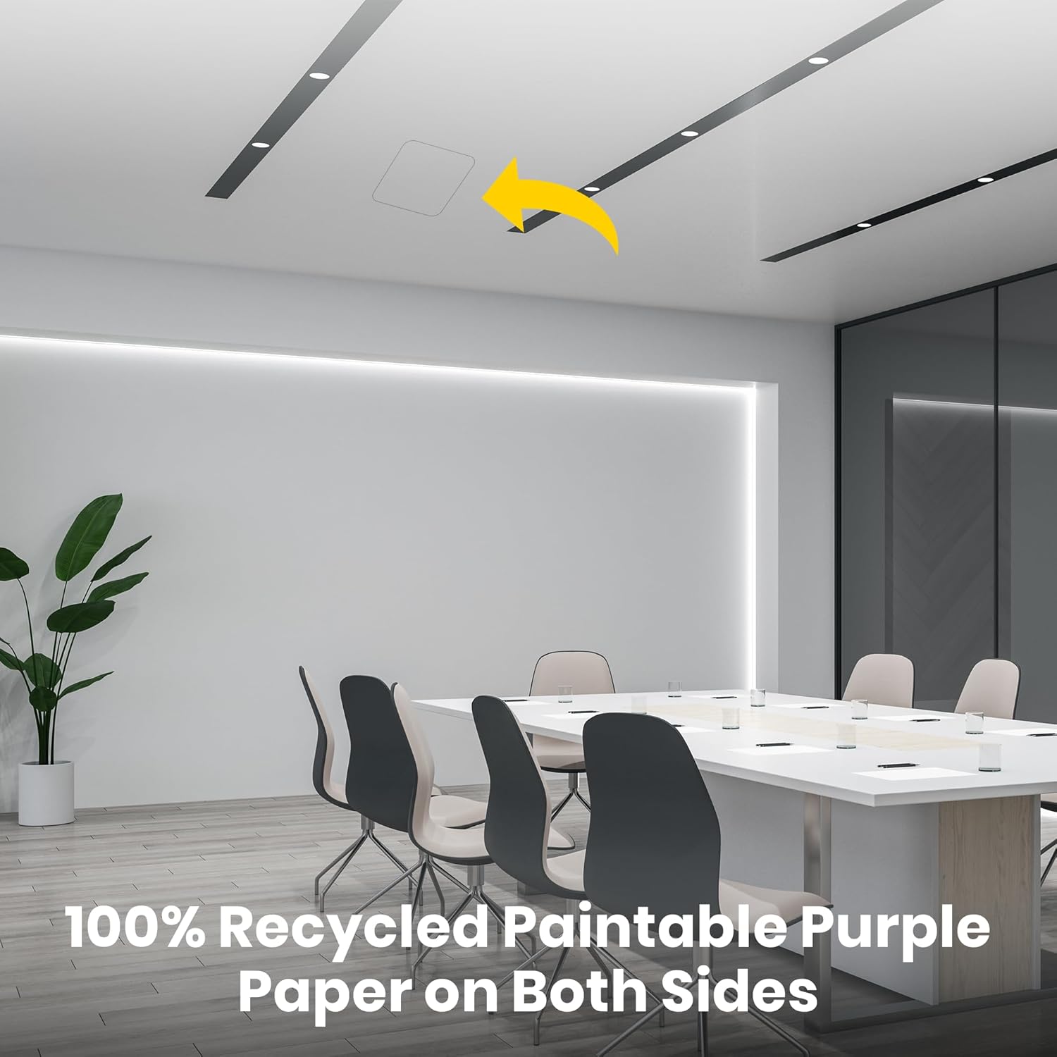 BEST 18" x 18" Concealed Drywall Access Panel for Ceiling, 1" Thick Type X Fire & Impact-Resistant Drywall Ceiling Access Door With Sealed Edges, Ideal for High-End Ceilings, 5/8" Thick Frame, BA-CDPC