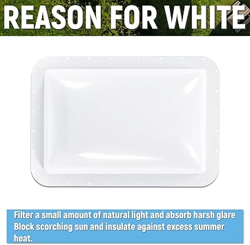HECASA RV Skylight Replacement, 18 x 26 RV Skylight Cover Fit 14 x 22