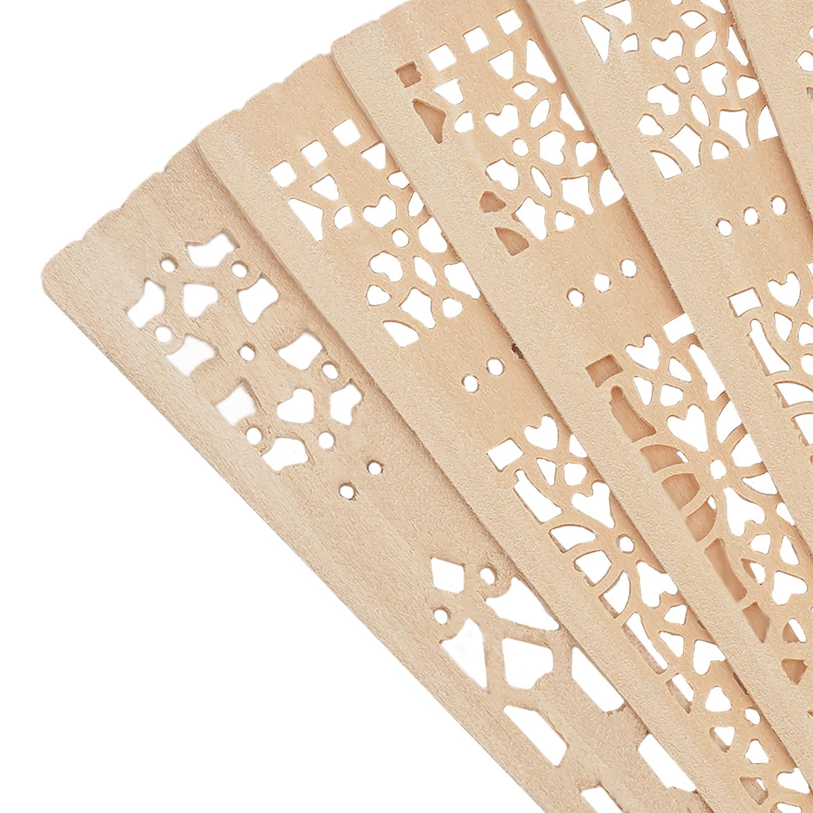 50 Stück Personalisierter Handfächer aus Holz, Hochzeitsfächer mit Gravur für Text & Symbole, Gäste Geschenk Fächer für Hochzeit, Feier, Sommer Party