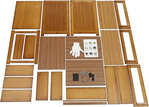 Miniatura 7 de TFCFL Mesita de noche moderna, mesa auxiliar bohemia con 3 cajones, mesita de noche decorativa de mediados de siglo, mesa auxiliar para sofá de pie