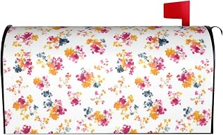 Preppy Flowers Clusters of Tiny Flowers Mailbox Cover Magnetic Waterproof Post Box Cover Wraps Garden Yard Decor for Outdoor 25.5x21 in