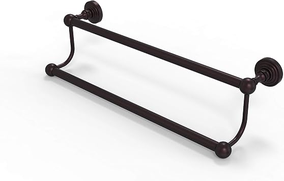 Allied Brass WP-72/24-ABZ Waverly Place Collection 24 Inch Double Towel Bar, Antique Bronze