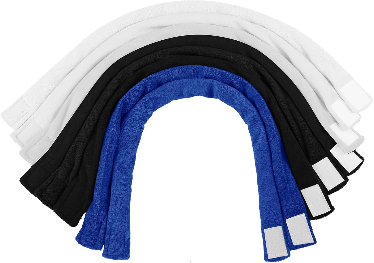 Hicarer 8 Pieces Chew Necklaces for Sensory Kids, Soft and Absorbent Terry Cloth Teething Chewy Necklace Absorbent Alternative to Chewing Clothing for Boys and Girls (Multi Colors)