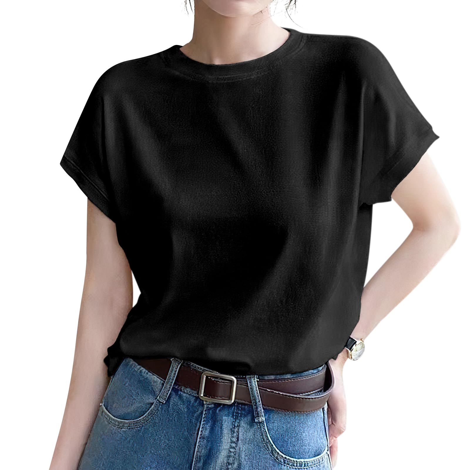 [YUMISS] 【新色追加】 Tシャツ レディース 半袖 ゆったり 【サラッと…