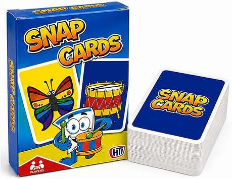 Snap Card Game | Classic Family Matching Playing Cards for Groups & Parties