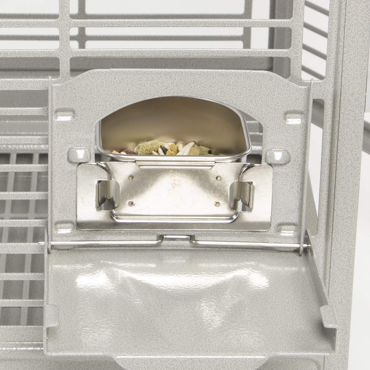 Montana Cages | Transportkäfig EVO für Sittiche & Papageien - Platinum | Transportkäfig & Reisekäfig