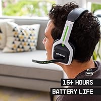 Vista 4 de ASTRO Gaming A20 Wireless Headset Gen 2 for Xbox Series X S One PC Mac - White Green