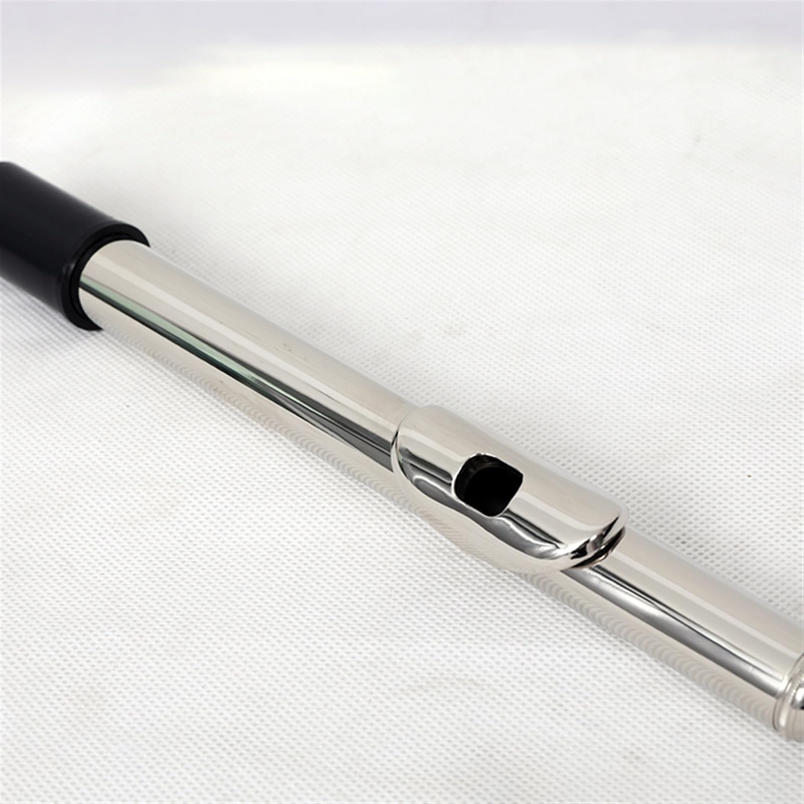 16 Geschlossene Löcher, C-Taste, Flöte, Vernickelte Kupfernickel-Flöte Mit E-Taste Flöteninstrument (Color : 16 Closed Nickel)