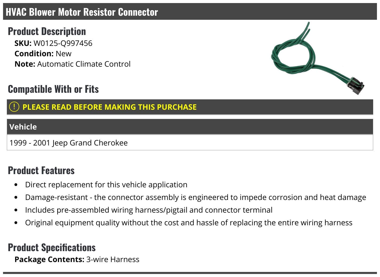 A/C Refrigerant Suction Hose-Hose Assembly fits 94-96 Jeep Cherokee 4