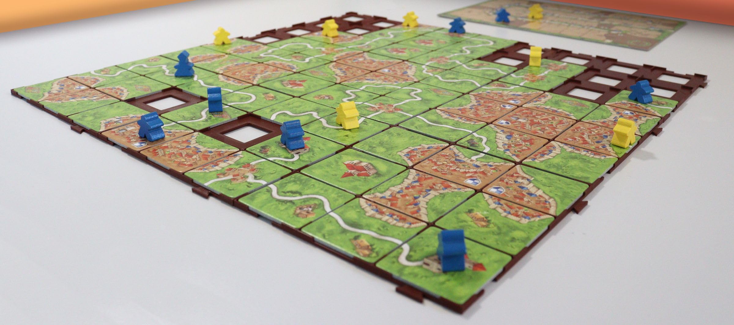 Feldherr Mattonella Spugna pretagliata Compatibile con Carcassonne - ad Incastro, Amount:12 PCS.