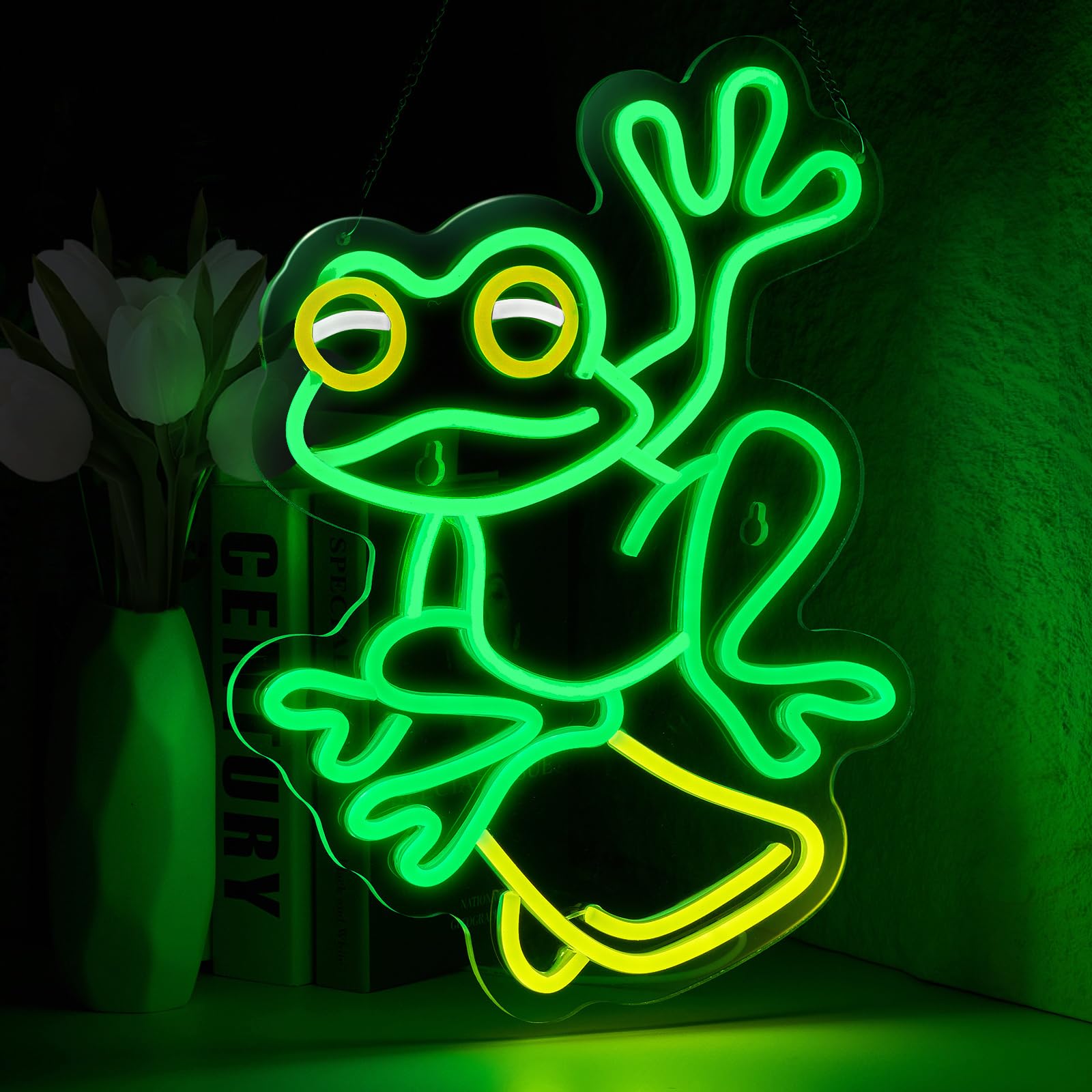 Frog Neon Sign Skateboard Neon Sign for wall decor Gift for Children Kids Room Art Decor Signs for Bedroom Home Party Man Cave Bar