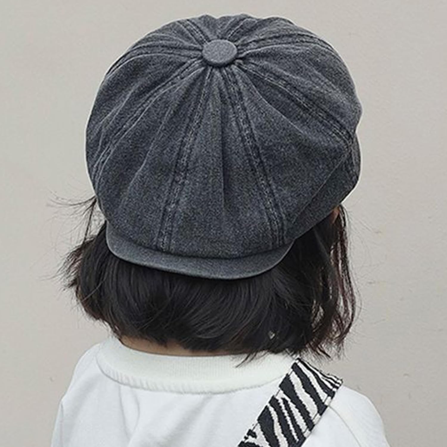 Toddler Vintage Newsboy Caps Baby Girls Tweed Flat Cabbie Hat Pageboy Beret Cap 2-5 Years - Image 5