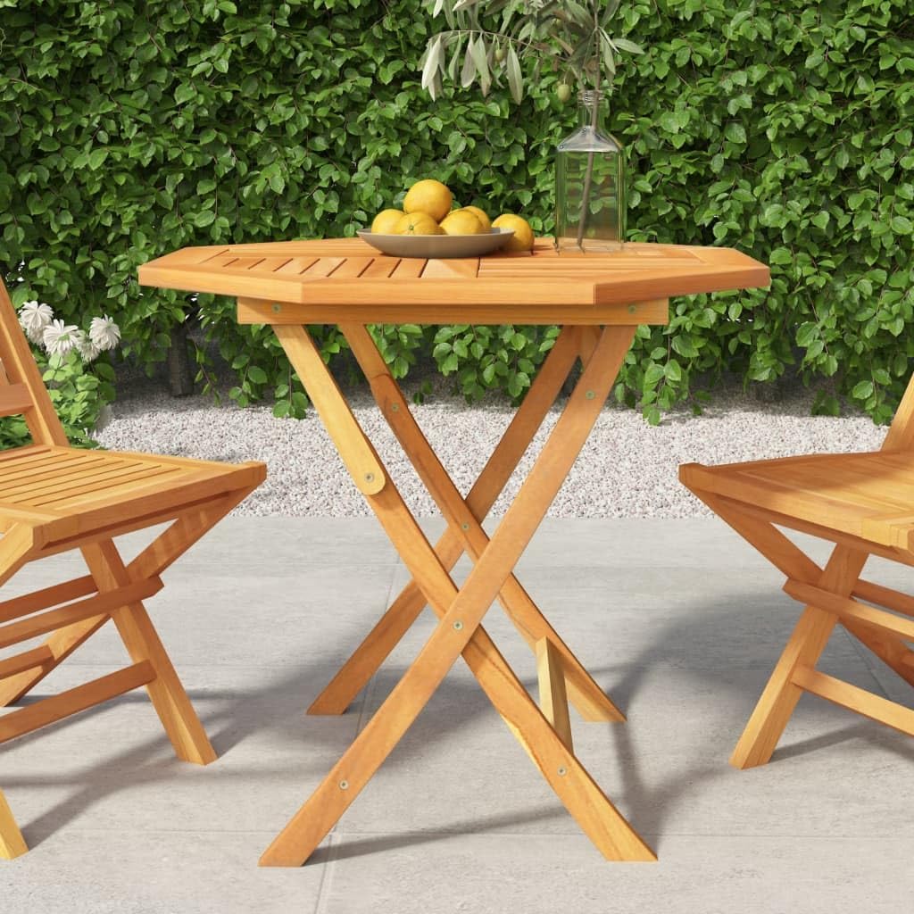 Folding Patio Table,Leisure Table,Reading Table,Dining Tables,Snack Tables,Display Tables,Party Tables,Garden Tables,Game Tables,for Camping,Picnic,Party,Lawn, 33.5"x33.5"x29.9" Solid Teak Wood
