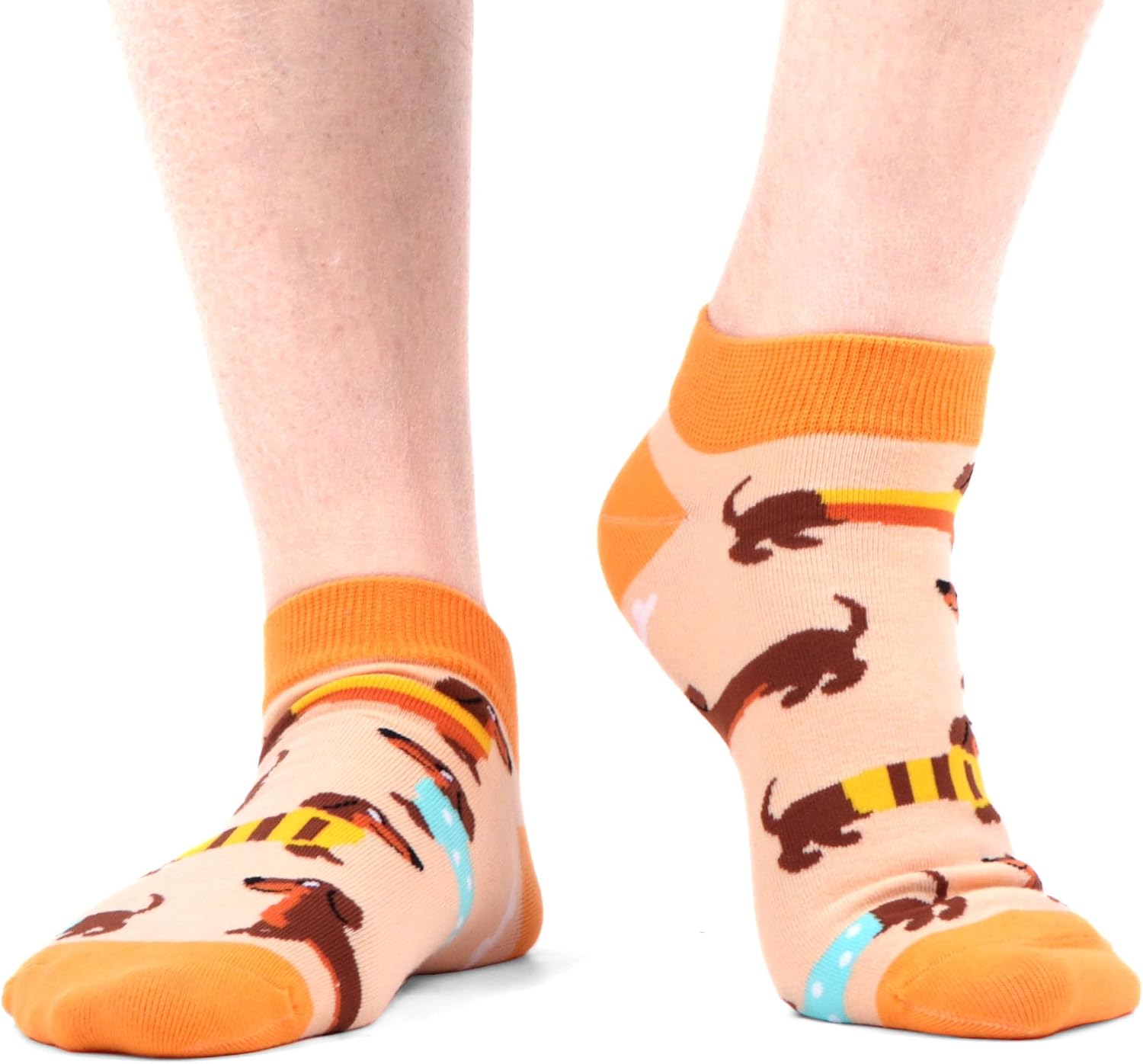 WeciBor Women's Fancy Funny Casual Combed Cotton Ankle Socks Pack