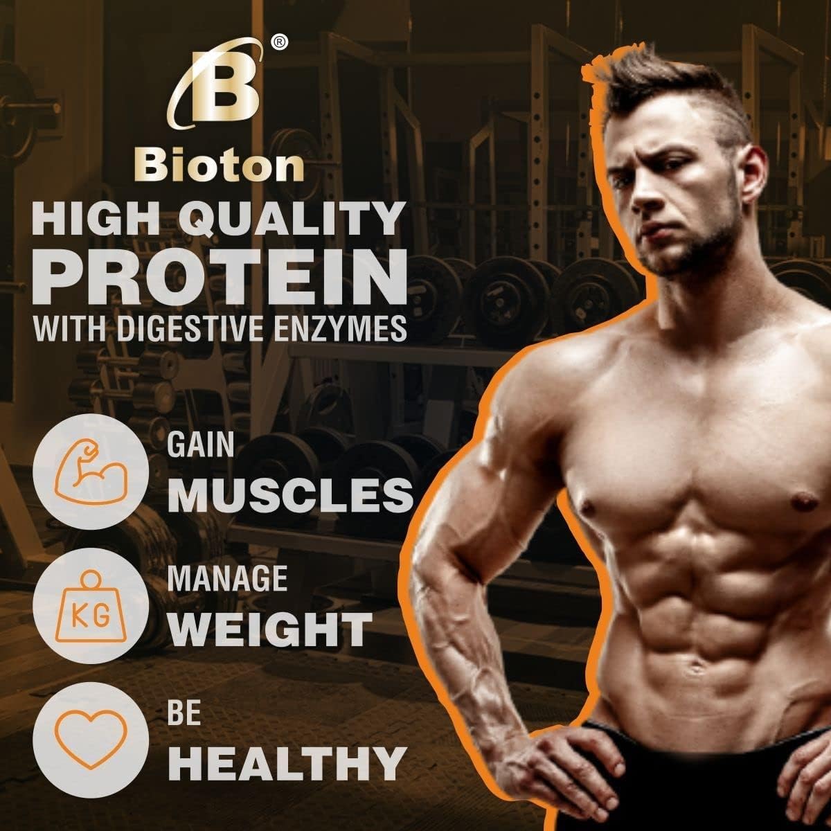 Bioton Performance Whey Protein | 10 Lbs (4.54 Kg) | Rich Chocolate | Whey Protein Concentrate, Isolate, Peptides | Lab Tested 25 Gm Protein per Serving | for Muscle Growth & Recovery — Amazon image 8