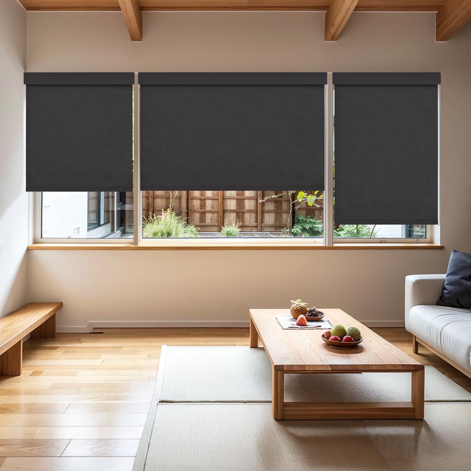 Amazon｜Adliy 電動ロールスクリーン 電動ロールカーテン リモコン 100