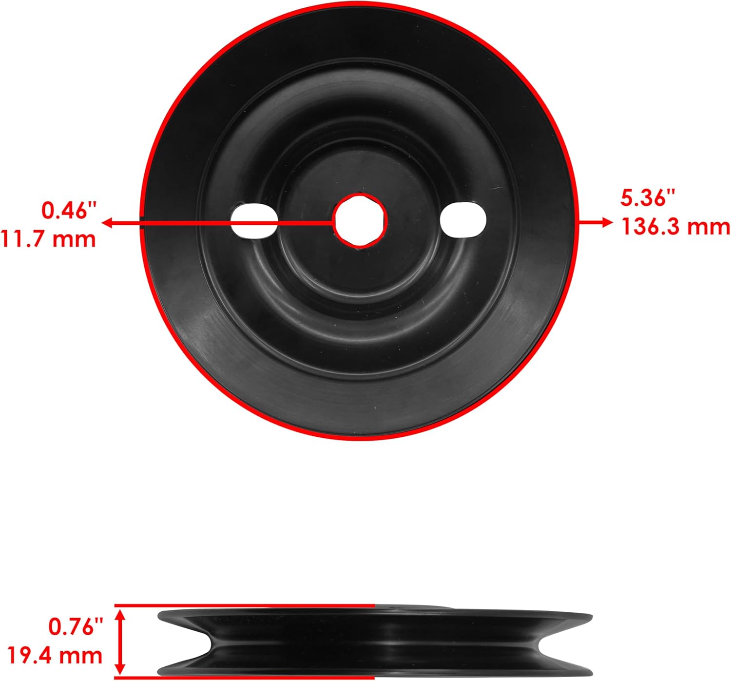 Caltric 42" Deck Spindles with Blades Pulleys & Belt Kit Compatible with John Deere Z315 Z320R Z320M Z335E Z335M Z345M Z345R
