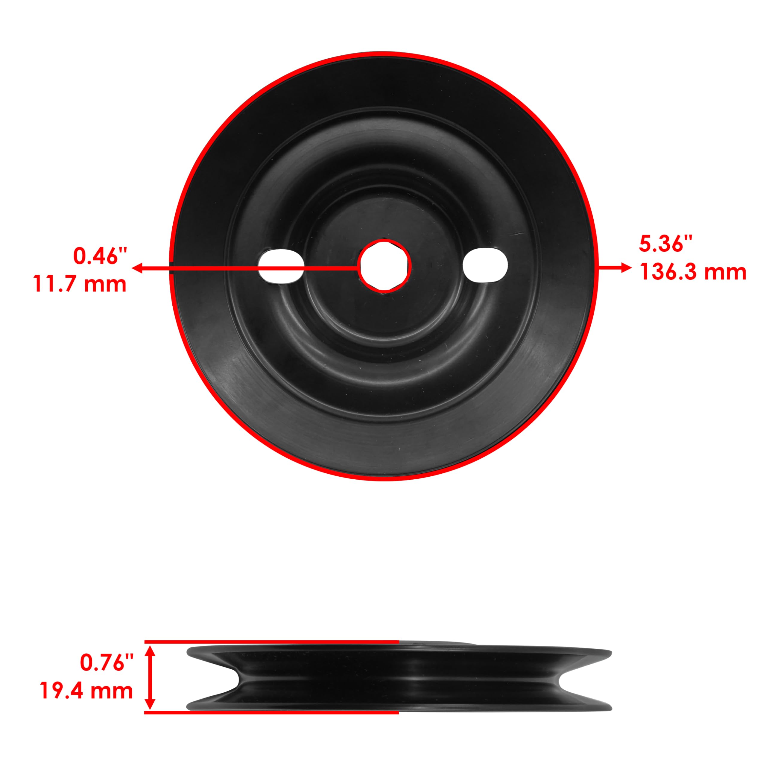 Amazon.com: Caltric UC26511 M151720 Deck Pulley Compatible with 