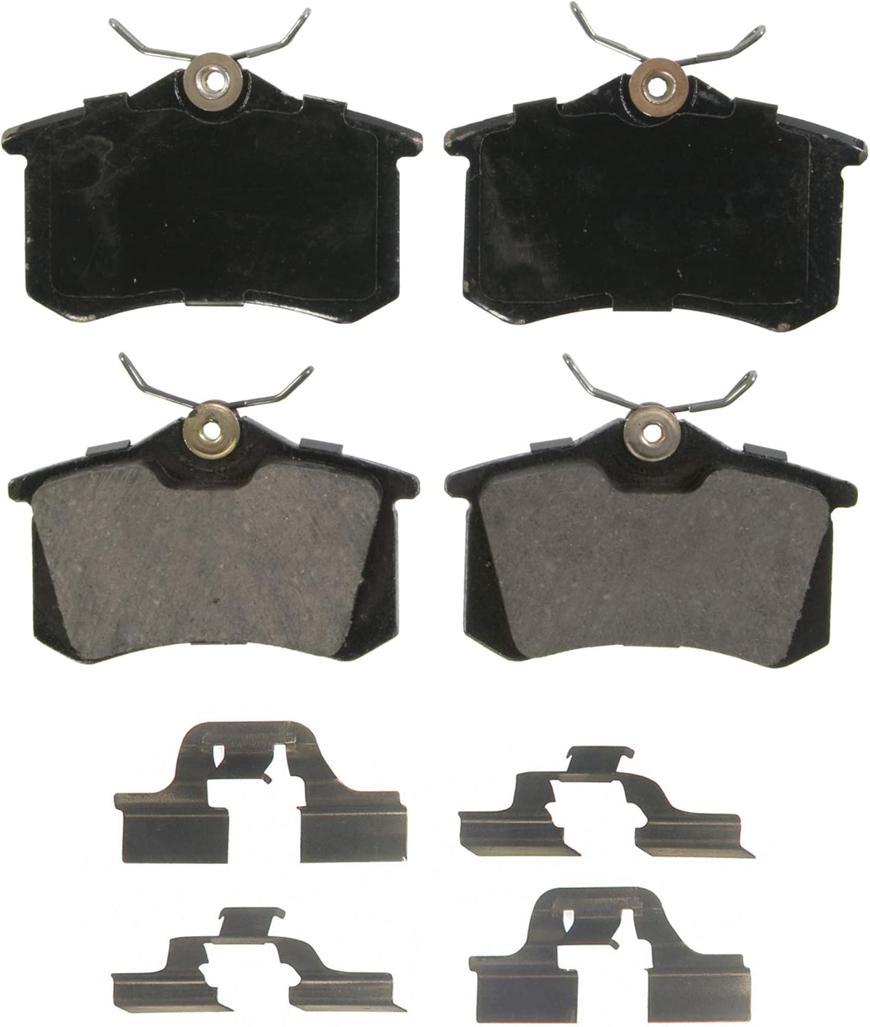 Wagner QS ZD1017 Disc Brake Pad Set, Reduced Vibration, Fits 2001–2018 Volkswagen Beetle, 2001–2018 Volkswagen Jetta