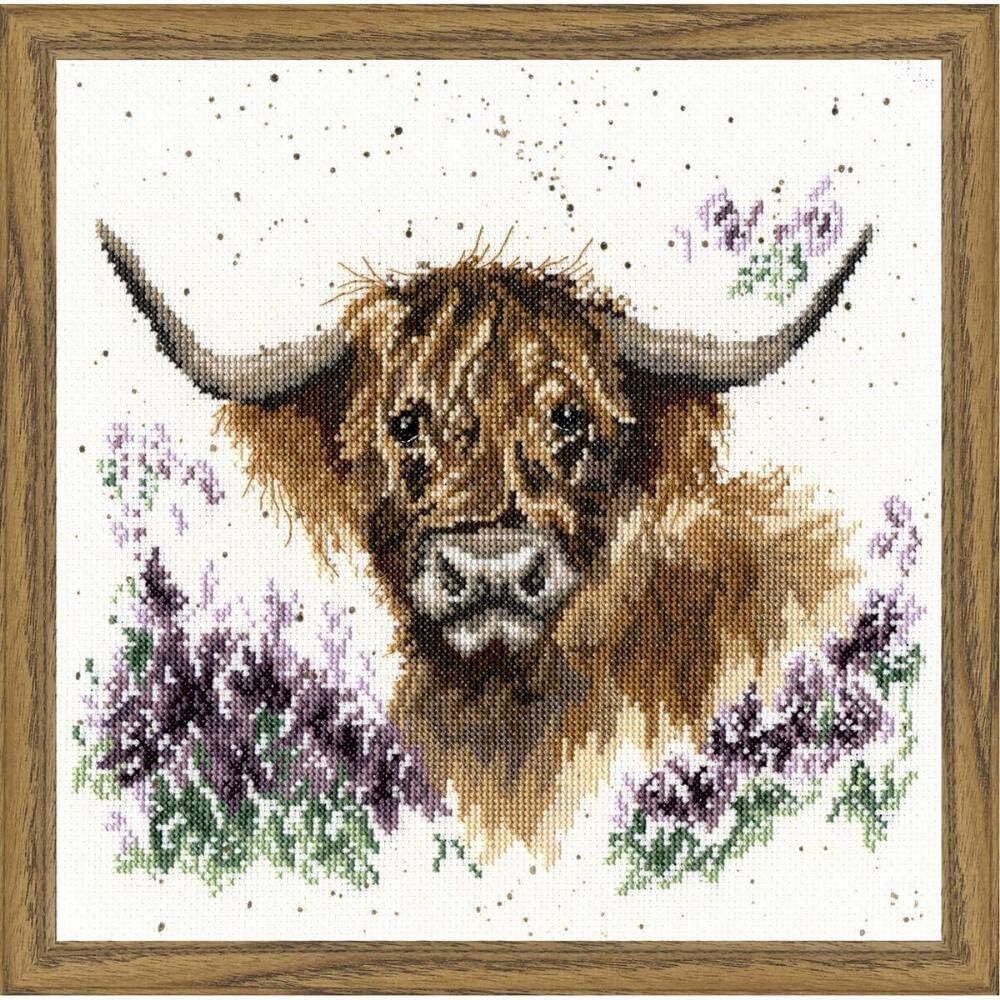 Bothy Threads Cross Stitch Kit - Wrendale Designs - Highland Heathers