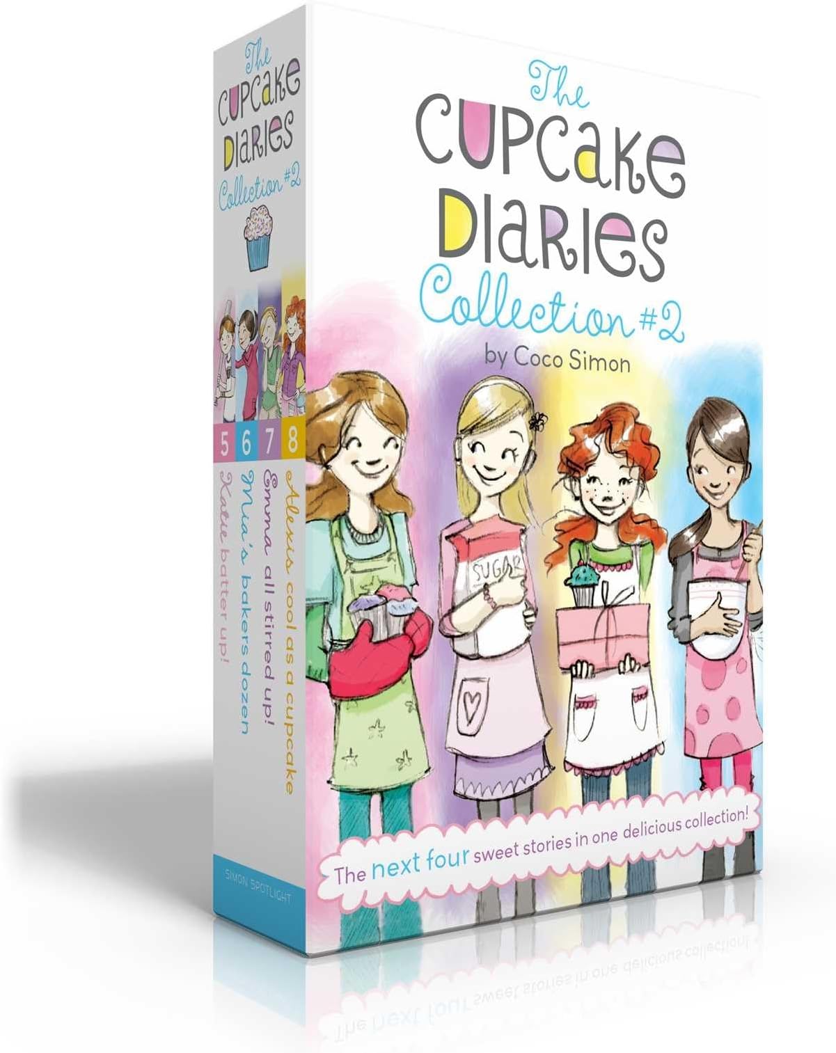 The Cupcake Diaries Collection #2 (Boxed Set): Katie, Batter Up!; Mia's Baker's Dozen; Emma All Stirred Up!; Alexis Cool as a Cupcake